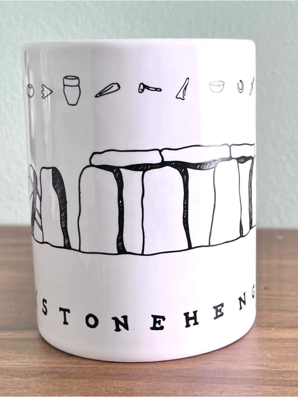 Stonehenge Ceramic Mug Souvenir English Heritage by KilnCraft
